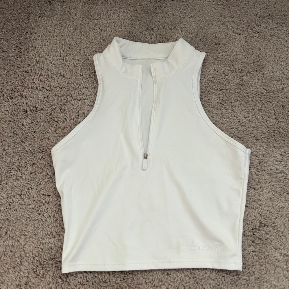 Alphalete White Tank Top